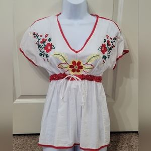 Cotton Embroidered Blouse
